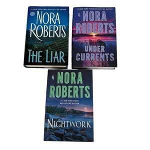 Nora Roberts Fiction Books/Novels Lot/3 Hardcover Dust Jacket Romance/Suspense